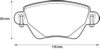 BENDIX 573012B Brake Pad Set, disc brake